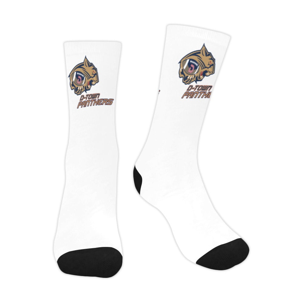 D_Town_Panthers_White Trouser Socks (For Men)