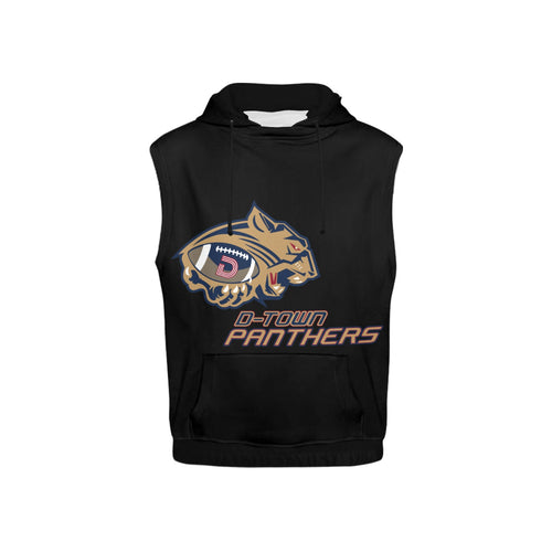 D_Town_Panthers_Vector-01 Kid Sleevless hoodie All Over Print Sleeveless Hoodie for Kid (Model H15)