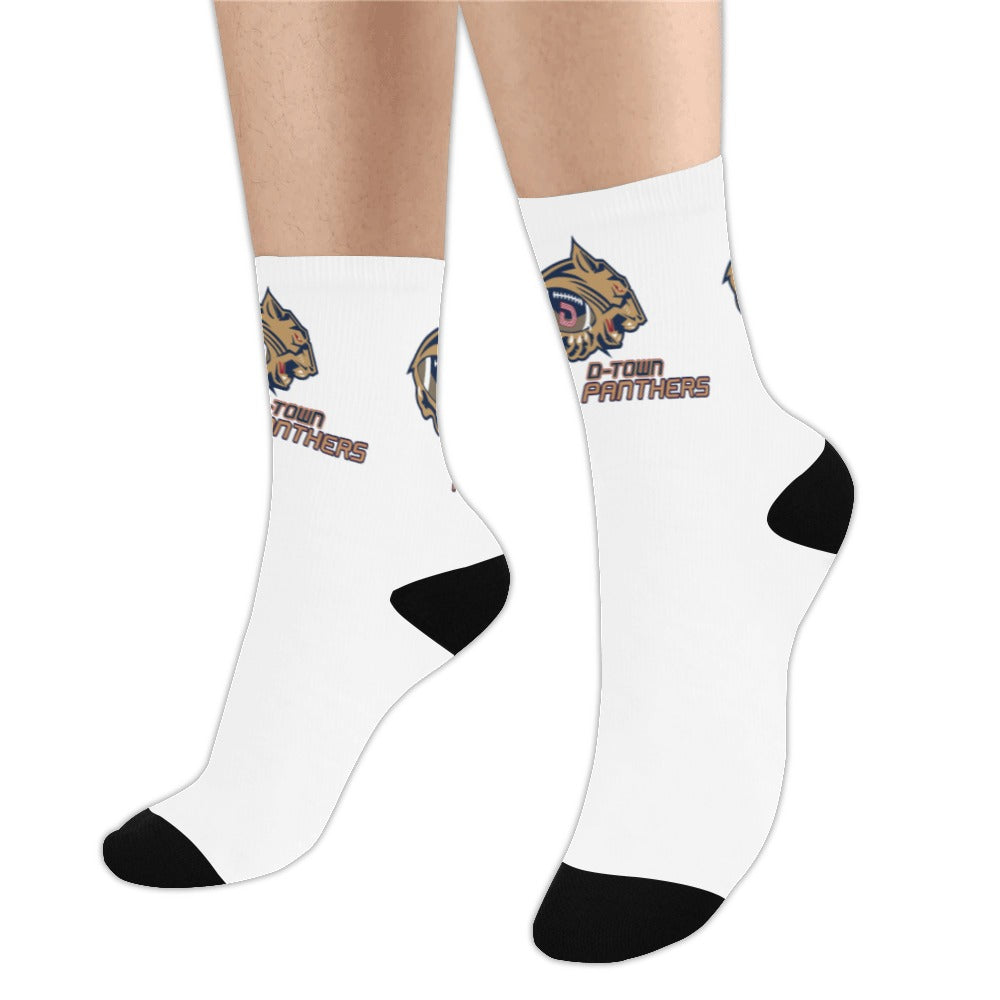 D_Town_Panthers_White Trouser Socks (For Men)