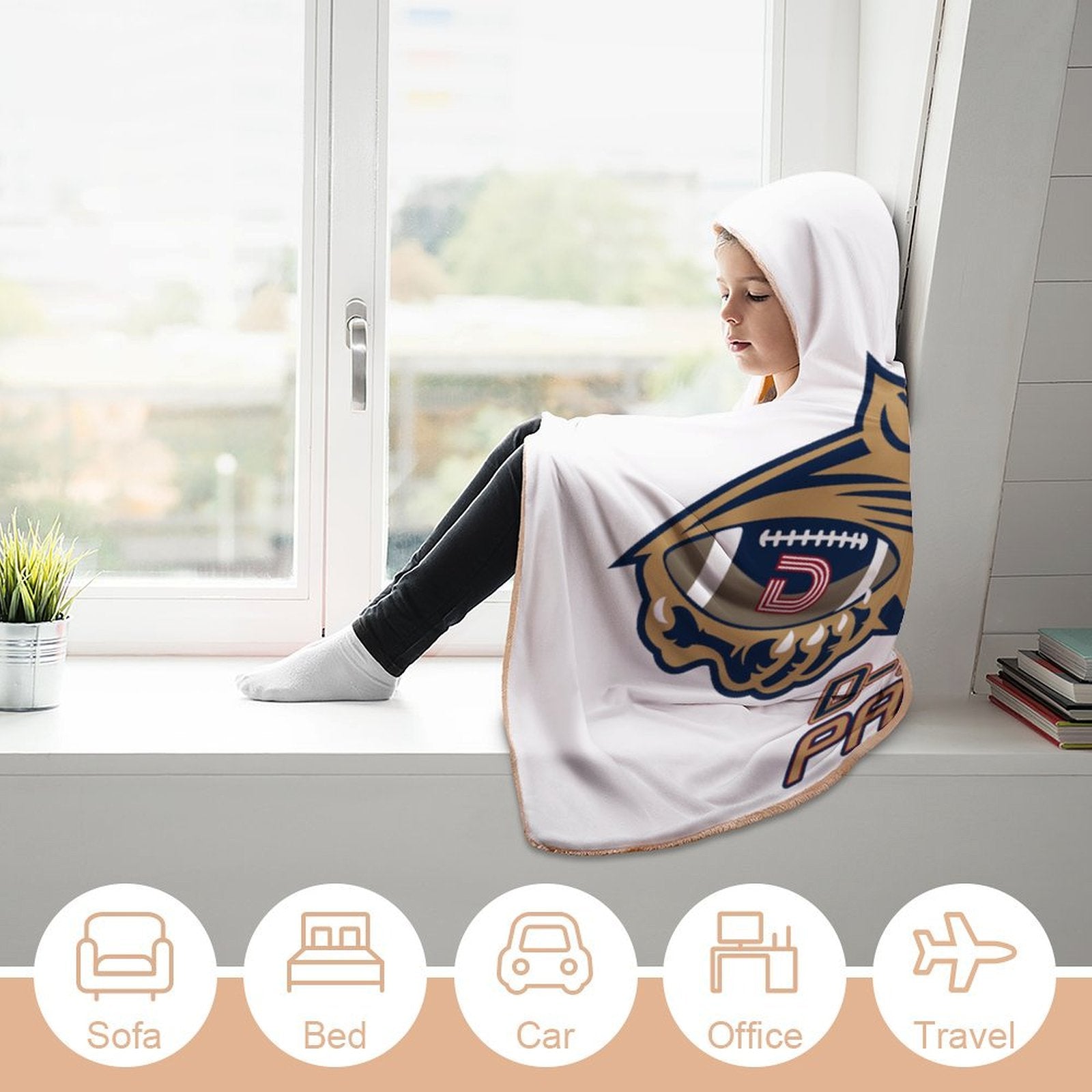 Cloak Hooded Blanket Cloak Hooded Blanket 40"×50"